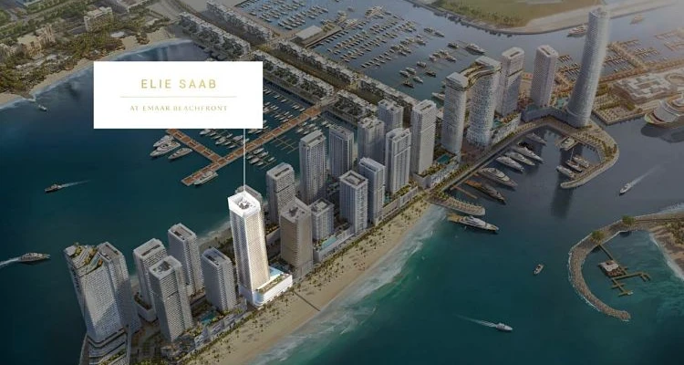 The Map of Elie Saab Residences II Emaar Beachfront