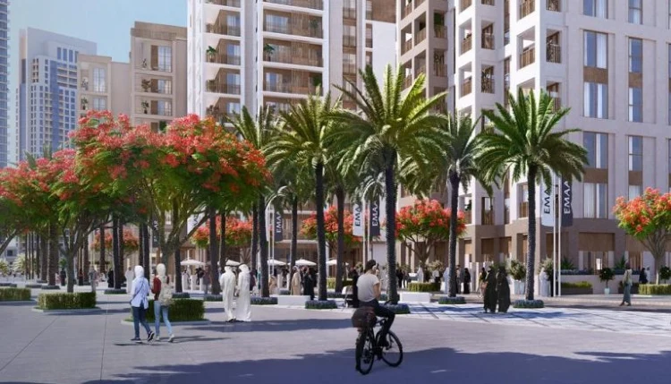 A Commercial Area in Orchid Apartments Dubai