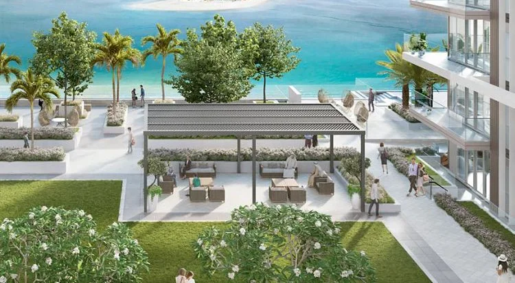 Green Spaces in Beach Isle Emaar Project